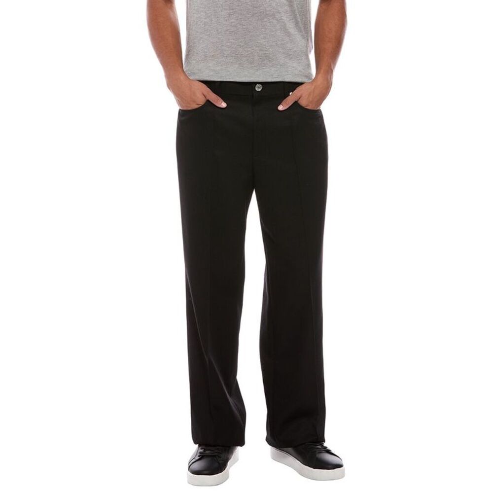 Helmut Lang Mens 5-Pocket Wool-Blend Trouser, Black